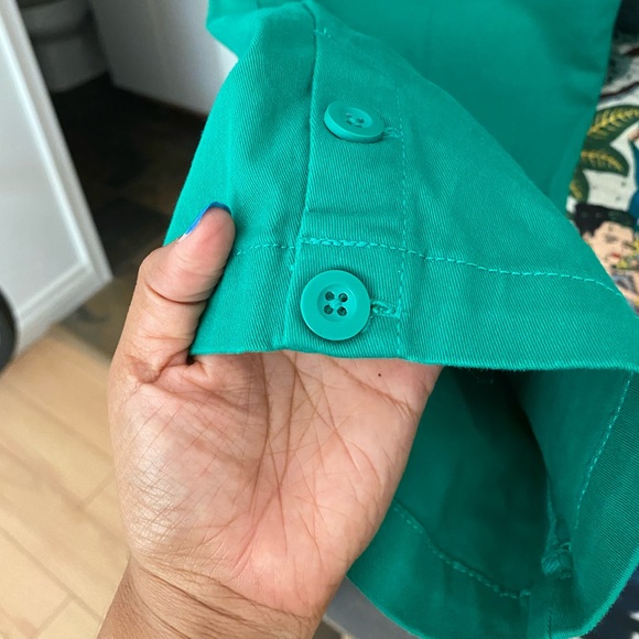 Vintage Kelly Green Jeans - Picture 4 of 10